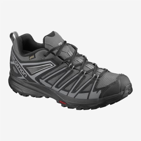 Scarpe Trekking Salomon X CREST GTX Uomo Grigie Scuro IT 4-Z26